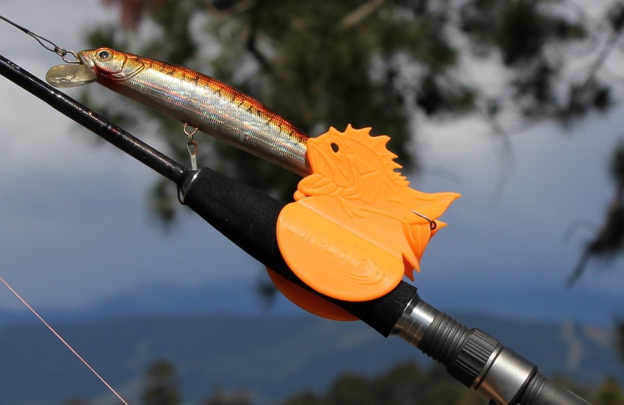 Orange Lurelock on Rod